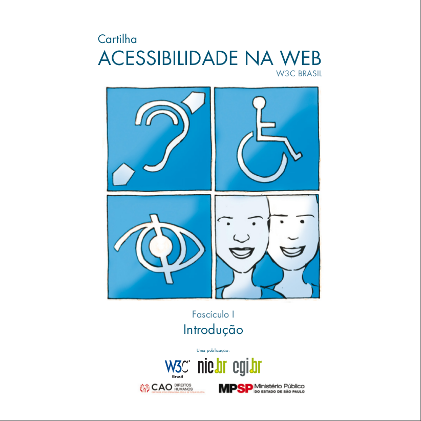 Logo da cartilha de acessibilidade web