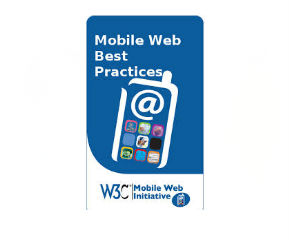 Imagem do folheto de Mobile Web Best Practices