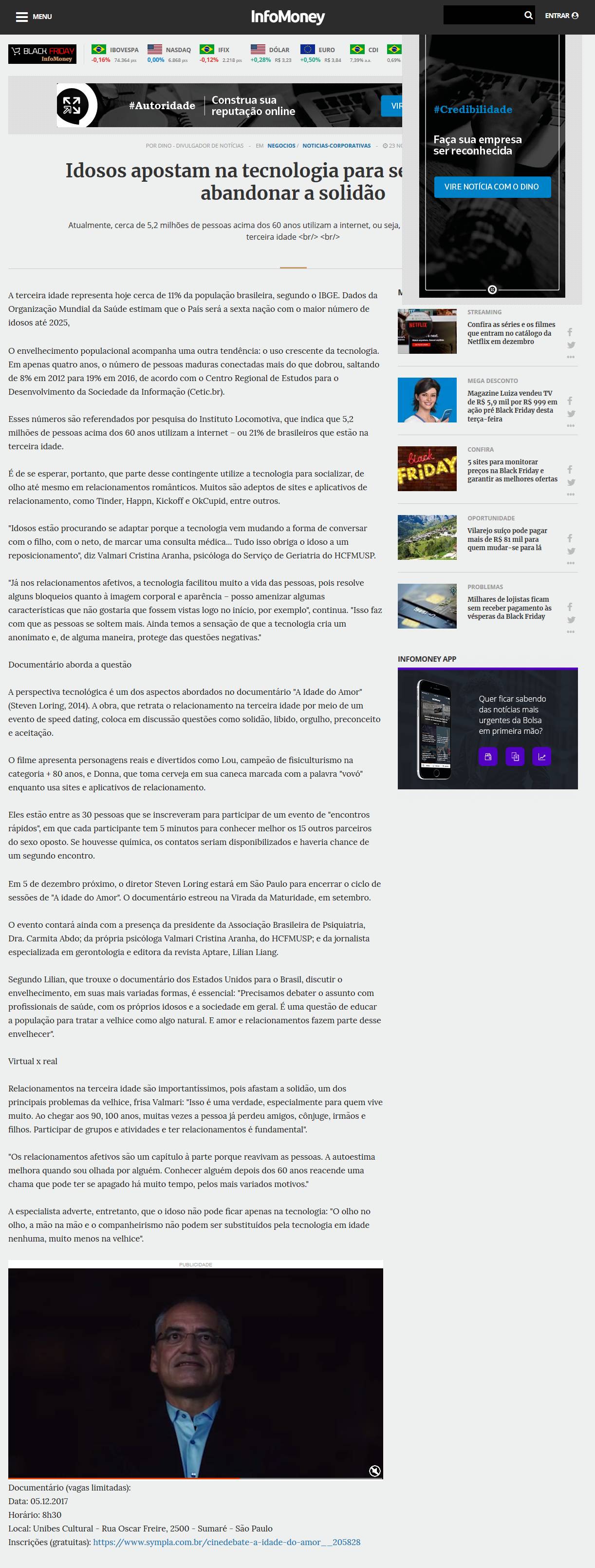 Idosos apostam na tecnologia para se relacionar e abandonar a solidão
