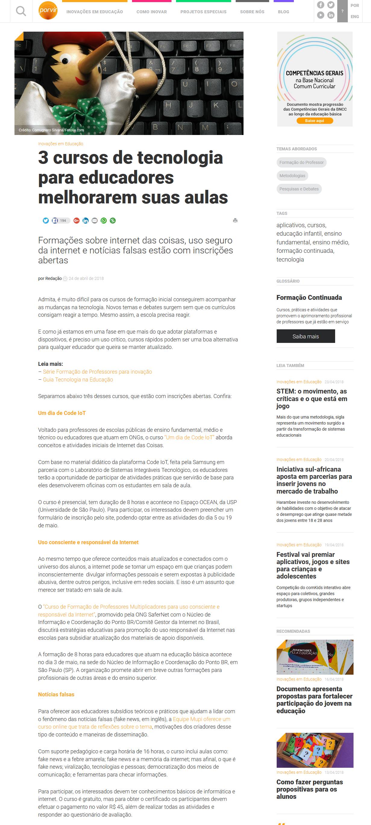 3 cursos de tecnologia para educadores melhorarem suas aulas