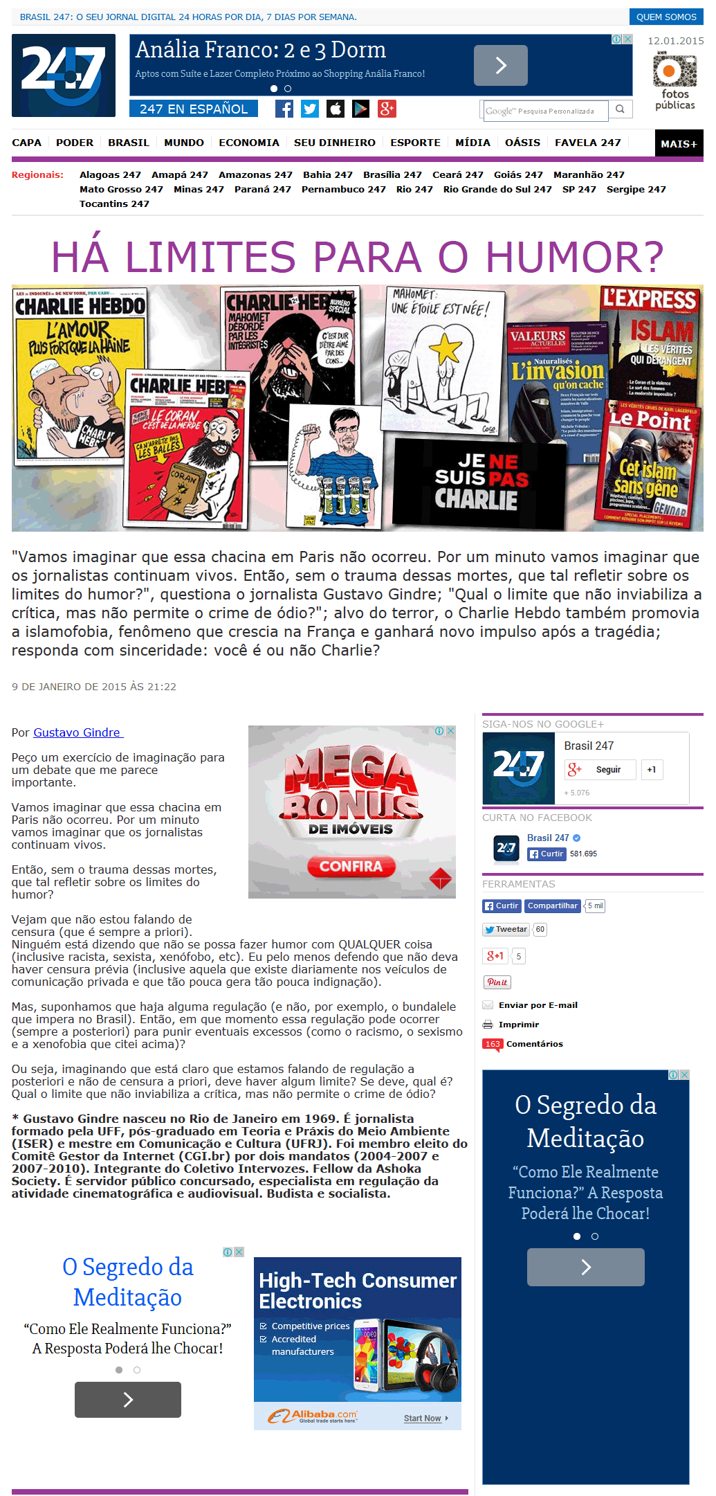 Há limites para o humor?
